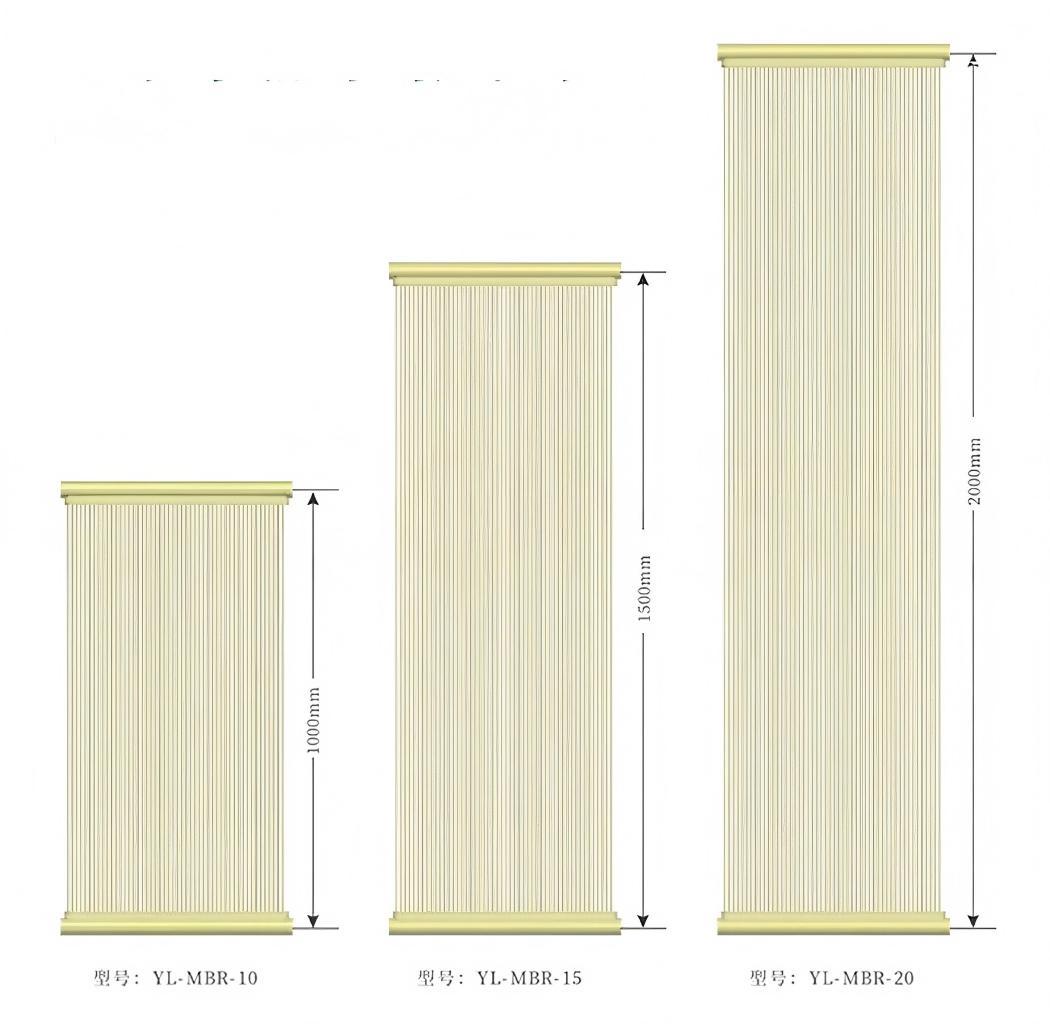 污水处理mbr膜片超滤PVDF材质帘式膜组件中空纤维生 污水处理mbr膜片超滤PVDF材质帘式膜组件中空纤维生